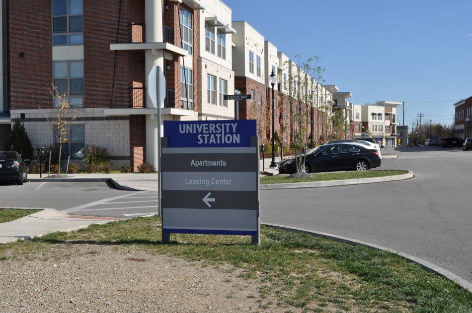 A sign made for Xavier University by Hightech Signs